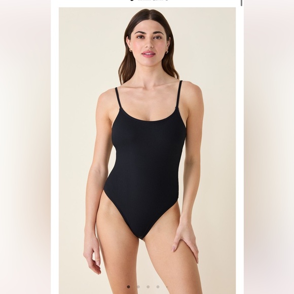Andie - Amalfi one piece swimsuit - black ribbed Women’s size M T
